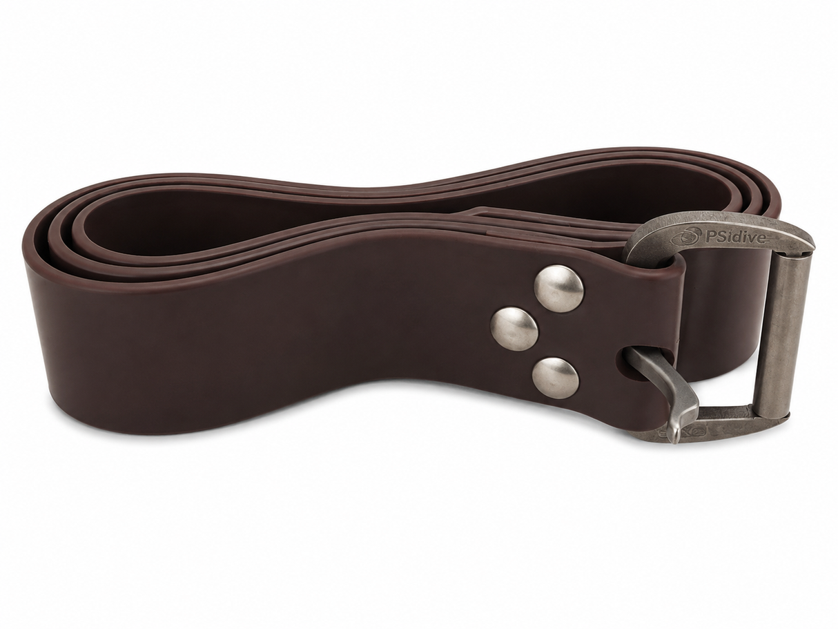 PS DIVE MARSEILLAISE BELT PURE SILICONE BROWN