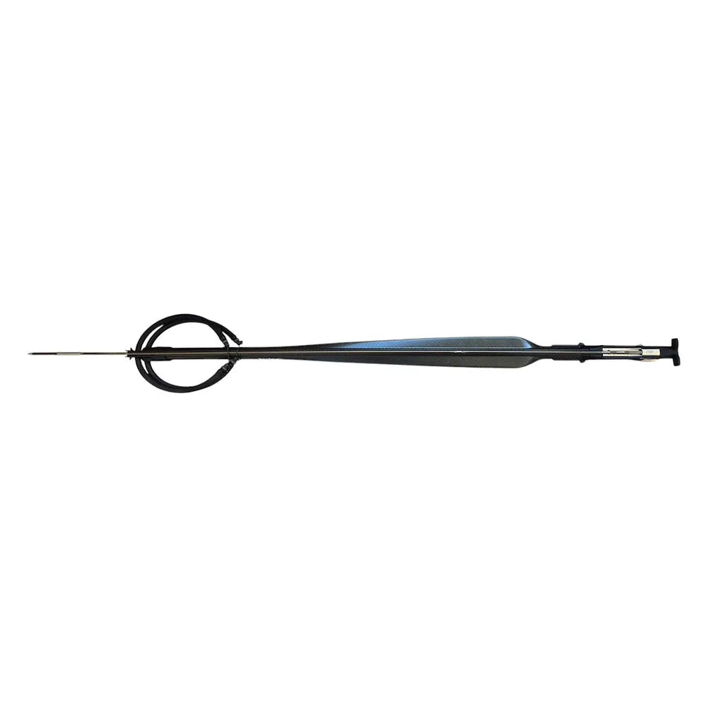 Picasso Hydro T700 Carbon Rail speargun — Open muzzle and circular bands
