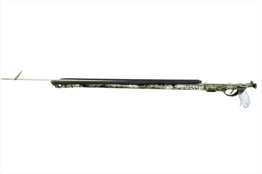 Picasso Magnum Rail speargun in camo green