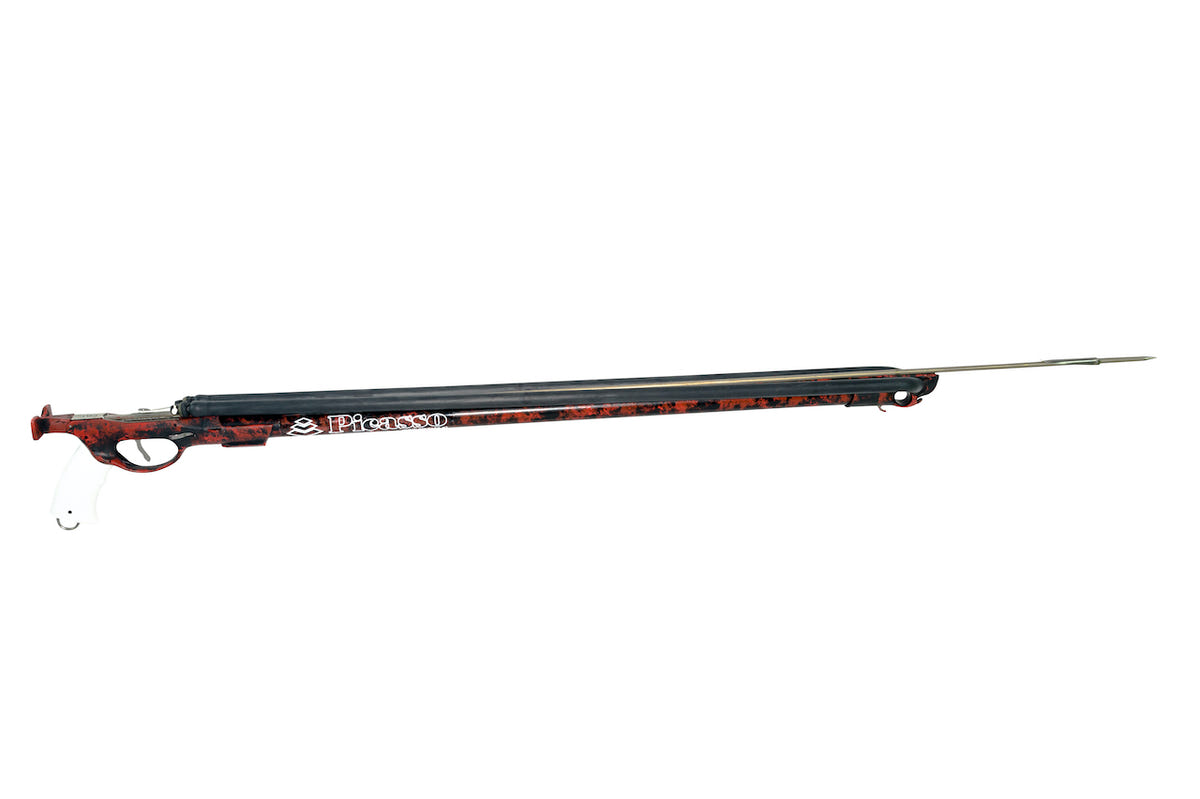 Picasso Magnum Rail speargun in camo red