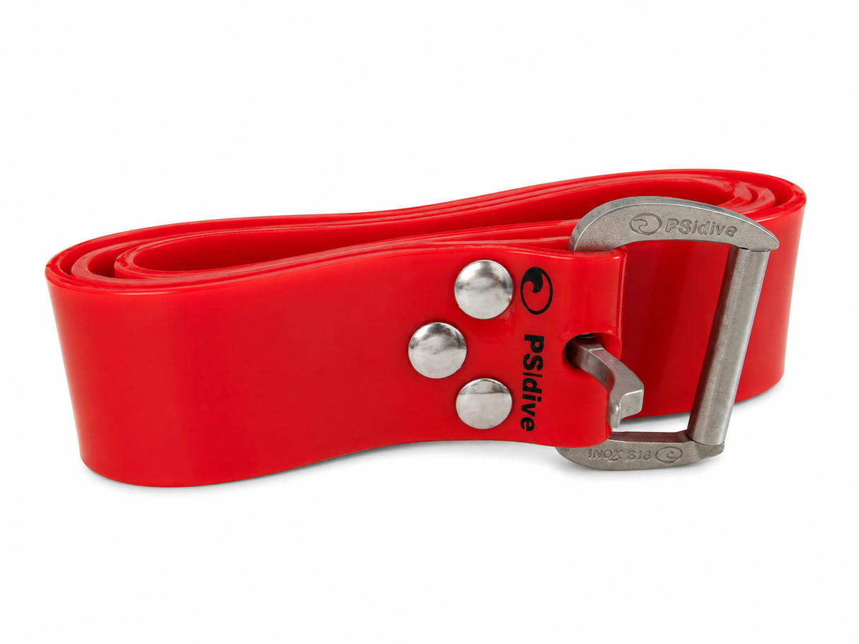 PS DIVE MARSEILLAISE BELT PURE SILICONE RED