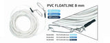 Picasso PVC Floatline 8 mm catalog specifications and available lengths