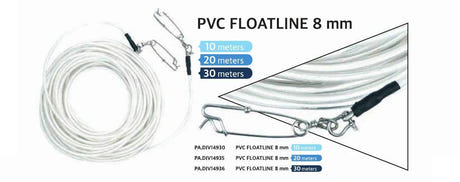 Picasso PVC Floatline 8 mm catalog specifications and available lengths