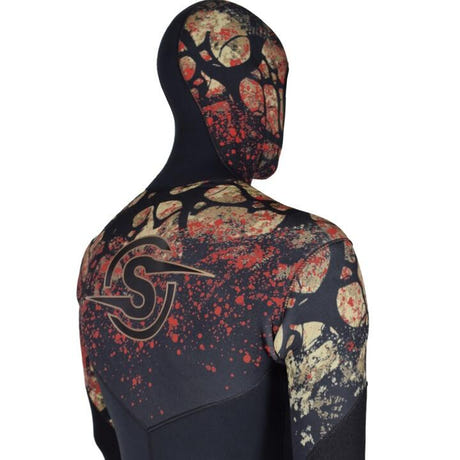 SIGALSUB Hydra 7mm jacket reinforced chest and arm detail