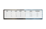 SIGALSUB Hydra wetsuit size chart sizes 2 to 6