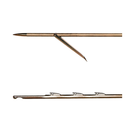 SIGALSUB Tahitian HRC 6.5 mm mono barb speargun shaft with shark fins